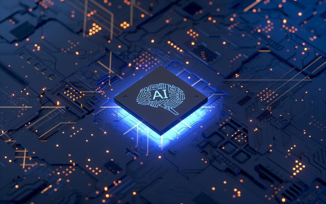 AI chip on motherboard