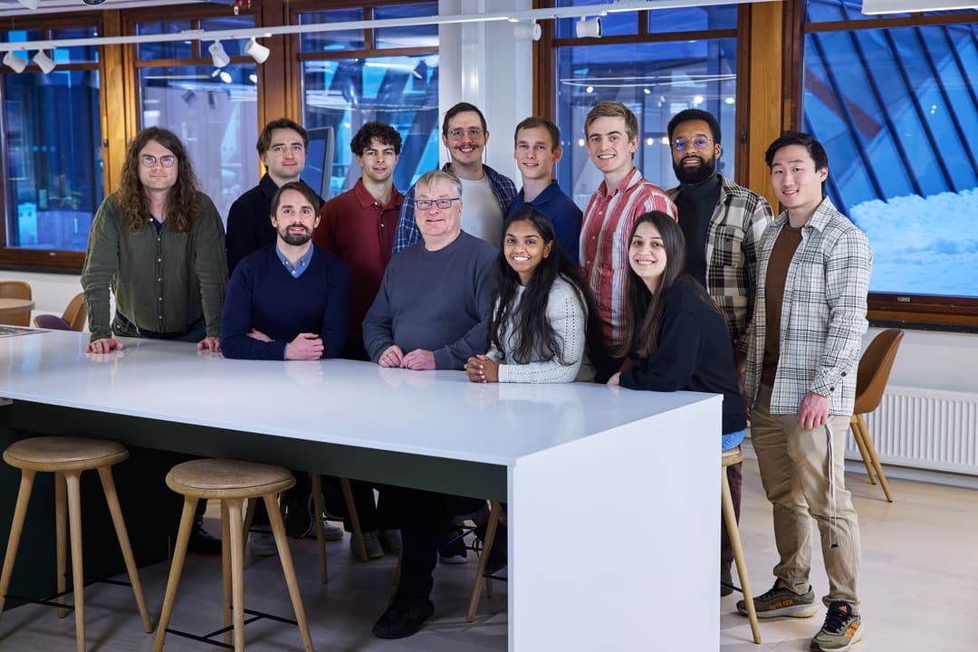 Group photo of department for applied AI